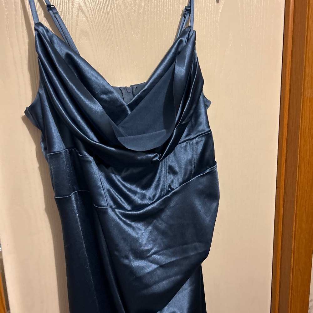 Blue Bridesmaid Dress